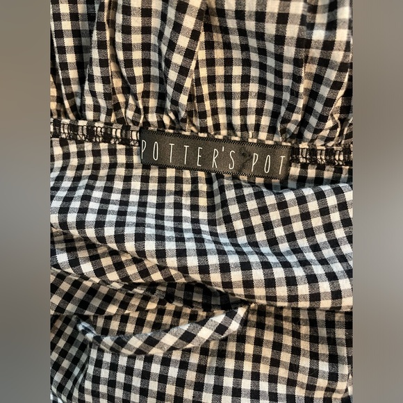 Potter’s Pot Gingham Bow Dress - Picture 3 of 4